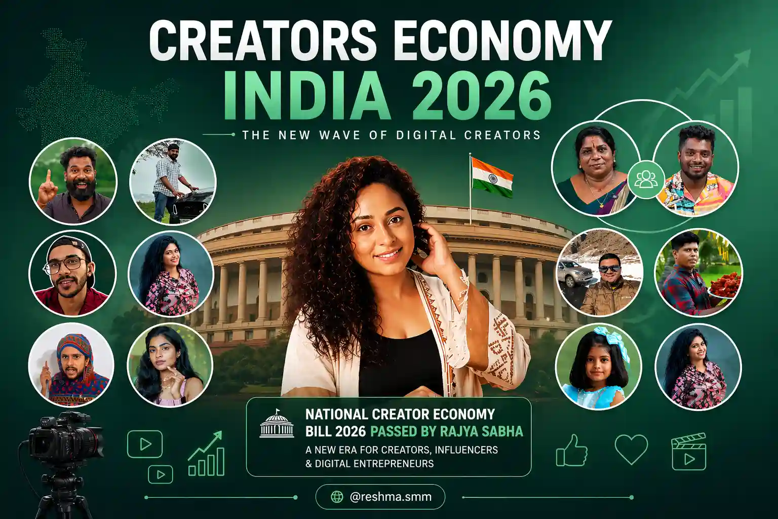 National Creator Economy Bill 2026 India — Influencer Content Strategy