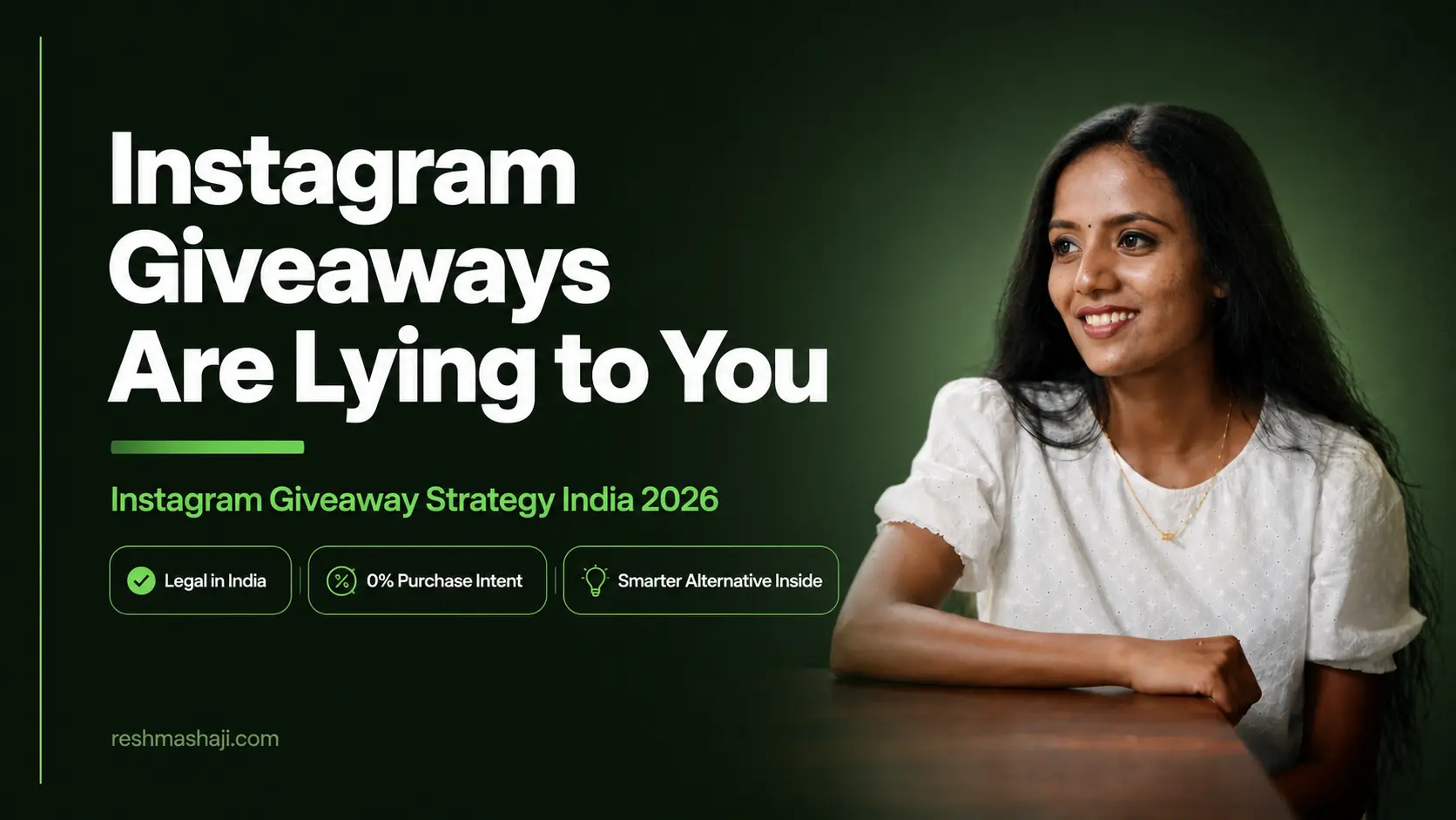 Instagram giveaway strategy India